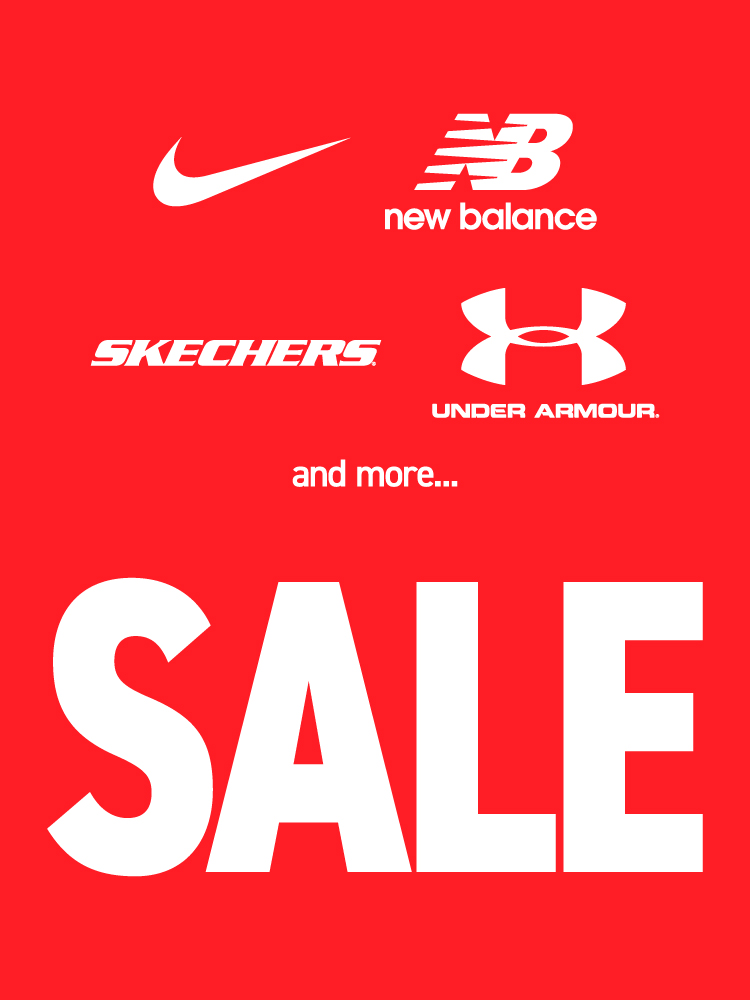 SALE 人気スポーツブランドのシューズやウェアがおトク