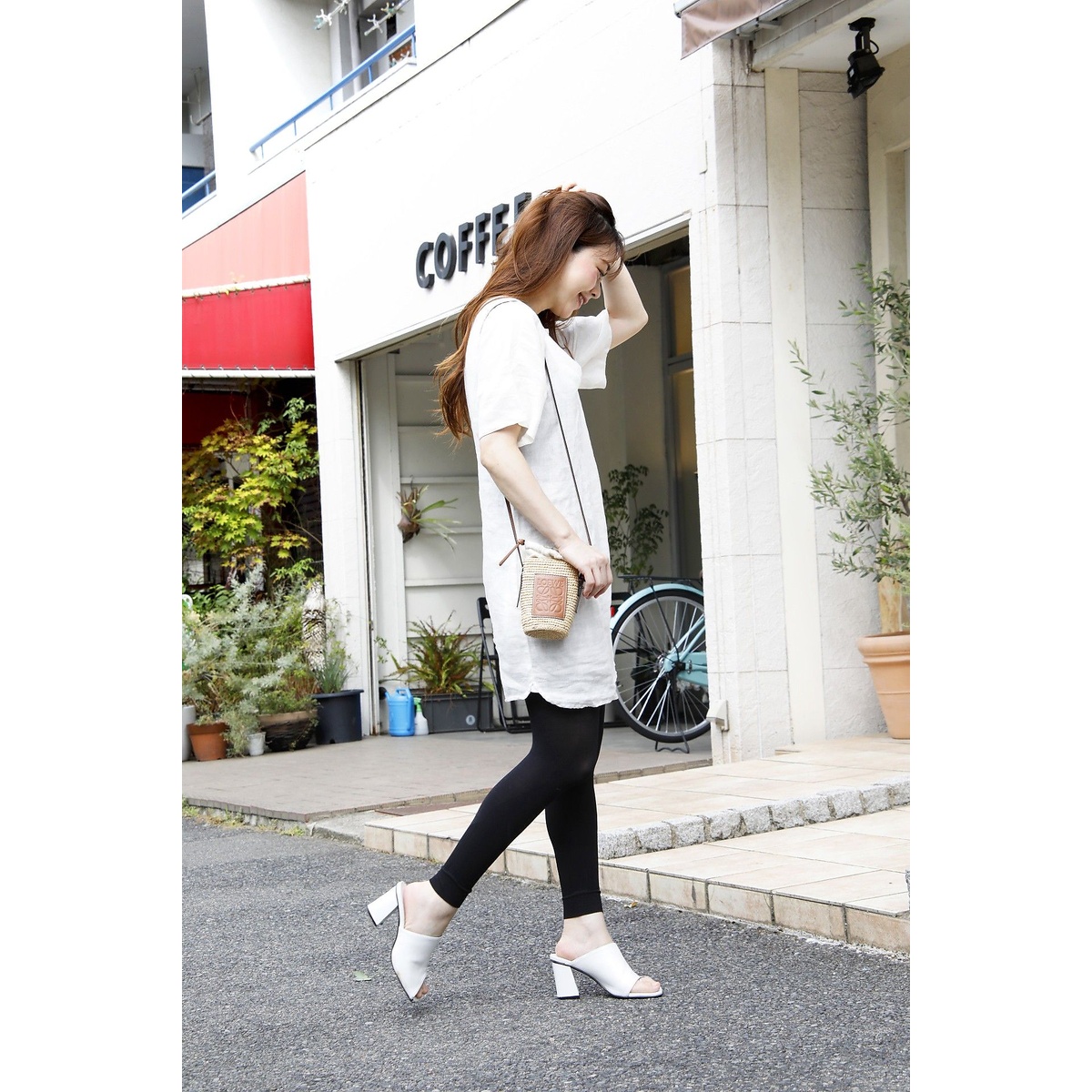 UVプロテクト　レギンス　シャイン