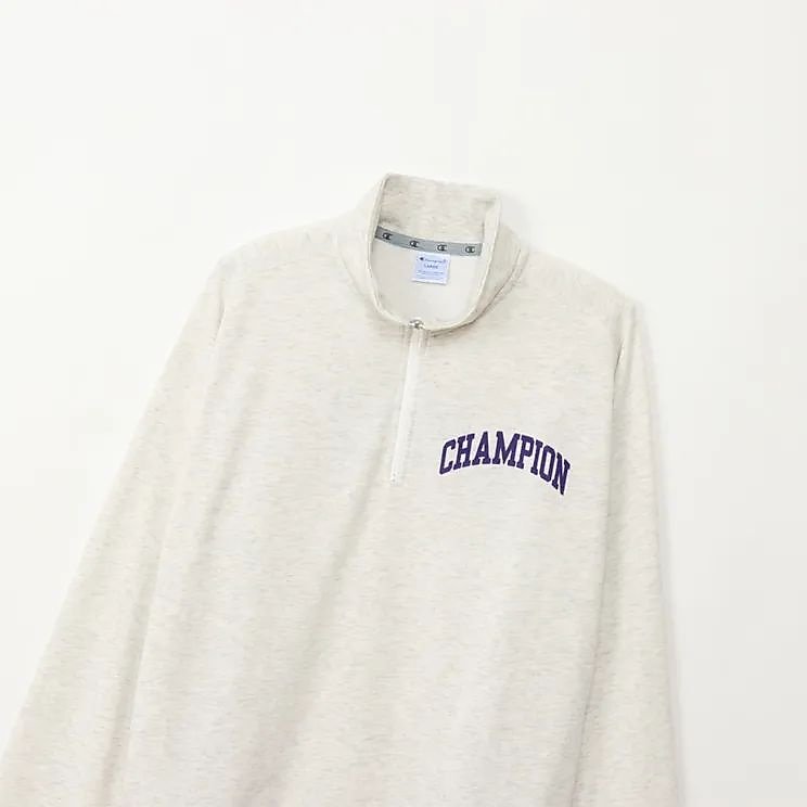 HALF ZIP SWEATSHIRT