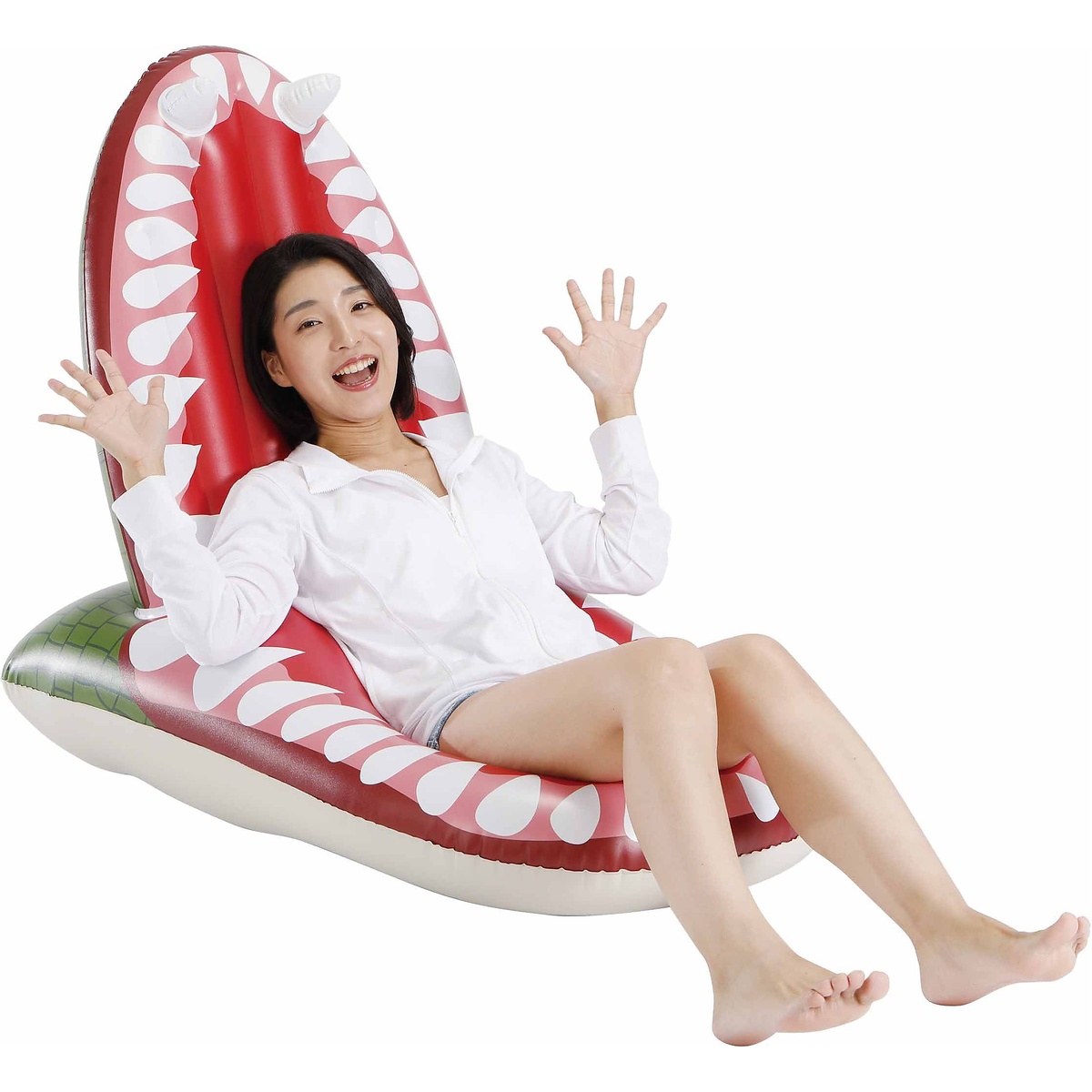 座れるワニうきわ　80cm(UKIWA 80cm)