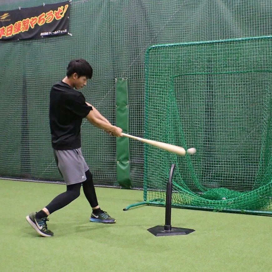 ゴム製バッティングティースタンド