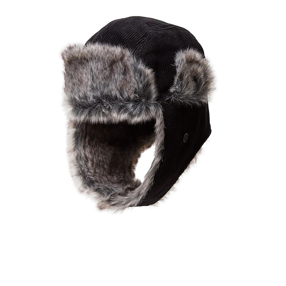 TRAPPER 8W CORDUROY BLK