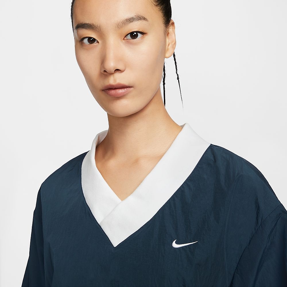 ナイキ ウィメンズ NSW エッセンシャル ウーブン UV Vネック L/S トップ