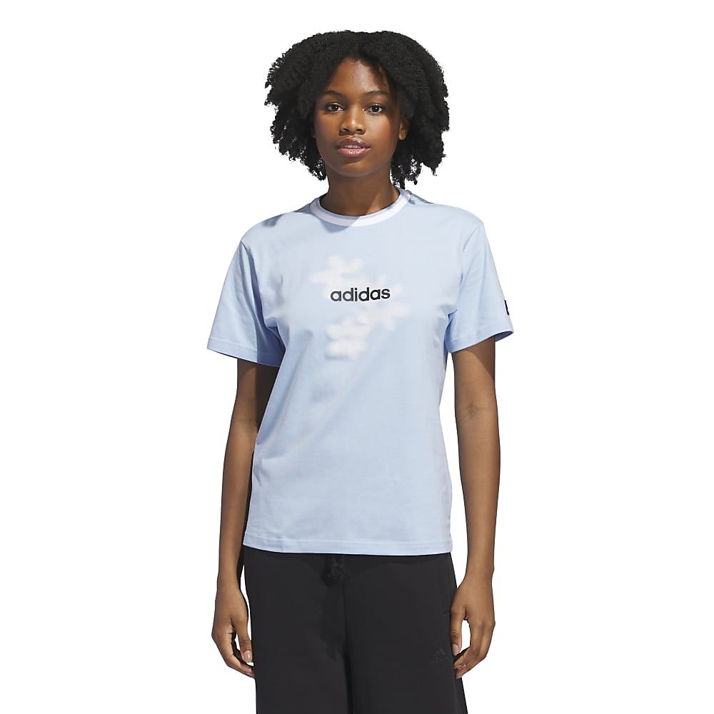 W リニア FLWR グラフィック Tシャツ