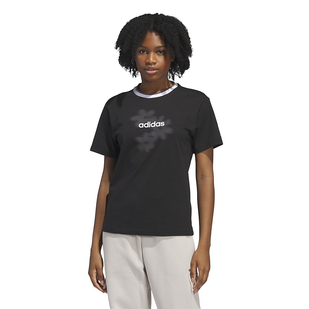 W リニア FLWR グラフィック Tシャツ