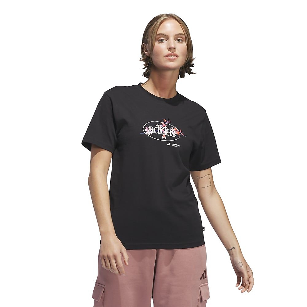 W FLORAL グラフィック Tシャツ