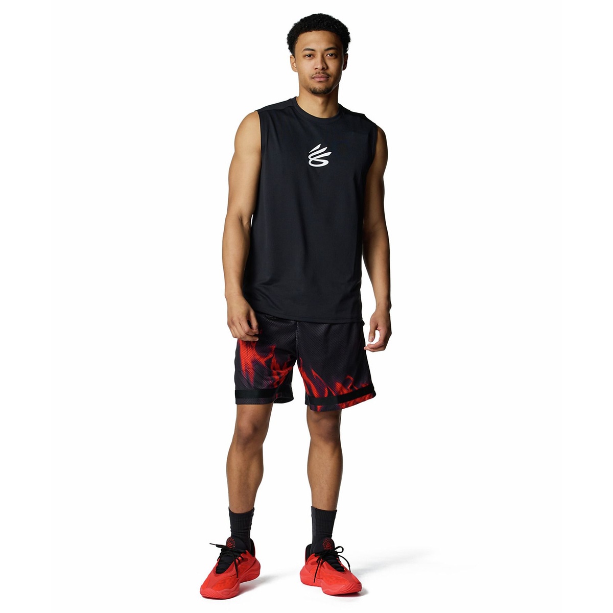 CURRY Tech Logo Sleeveless T-Shirt