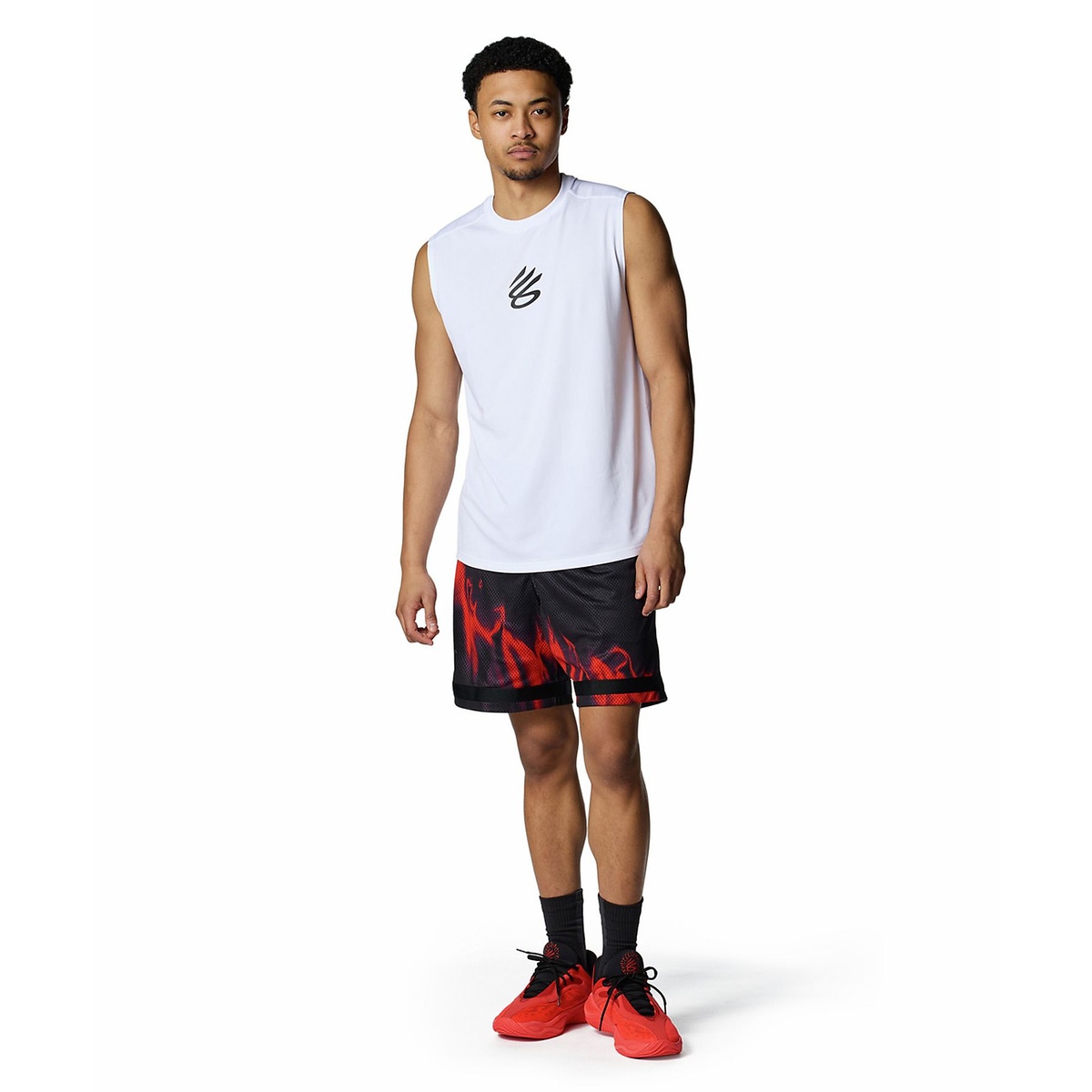 CURRY Tech Logo Sleeveless T-Shirt