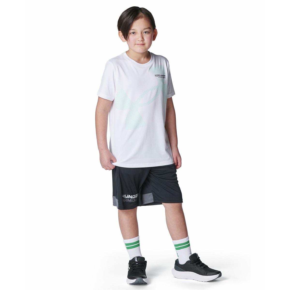 UA TECH SUPER BIG LOGO SHORT SLEEVE T-SHIRT