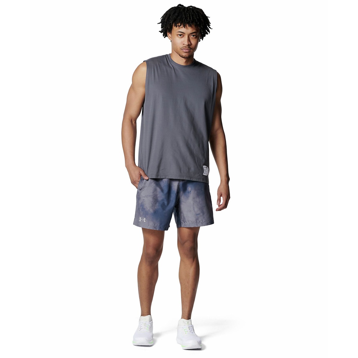 UA MOTIVATE SHORTS PRINTED