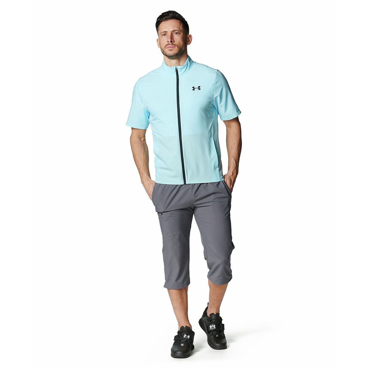 UA FRESH WOVEN FZ SS