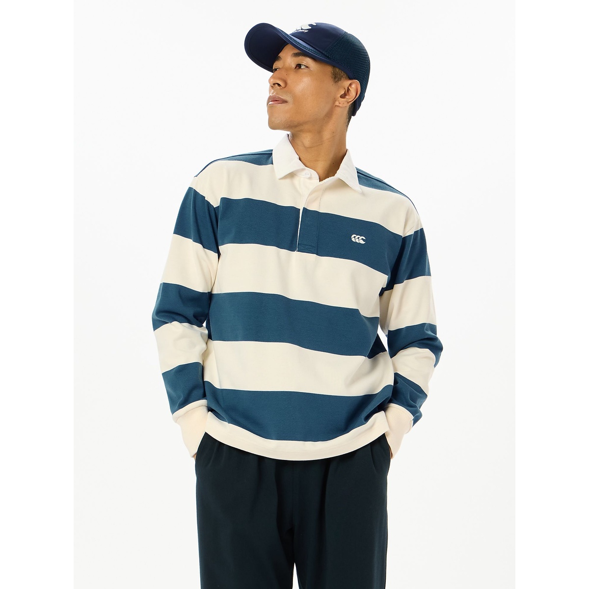24F 4INCH STRIPE RUGBY JERSEY(4インチストライプラグビージャージ)