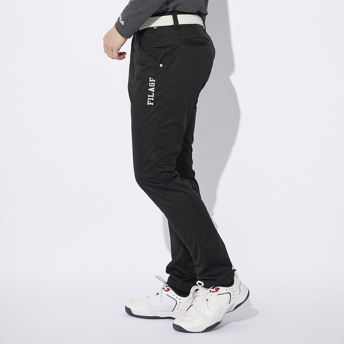 FILAフィラ - FILA GOLF 4WAYライトボンディングパンツ 784305 BK/メガ