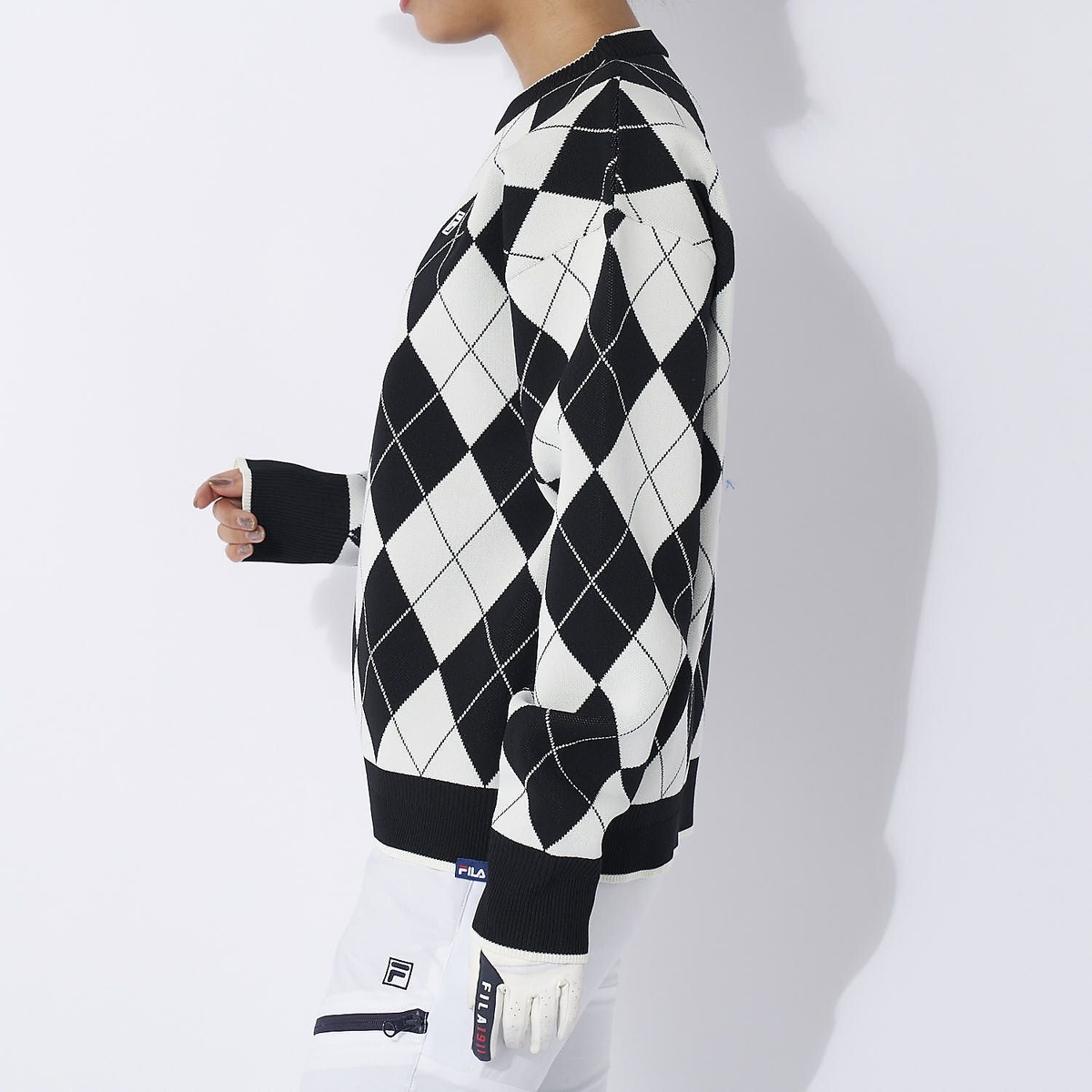 FILA GOLF 柄バリエーションセーター