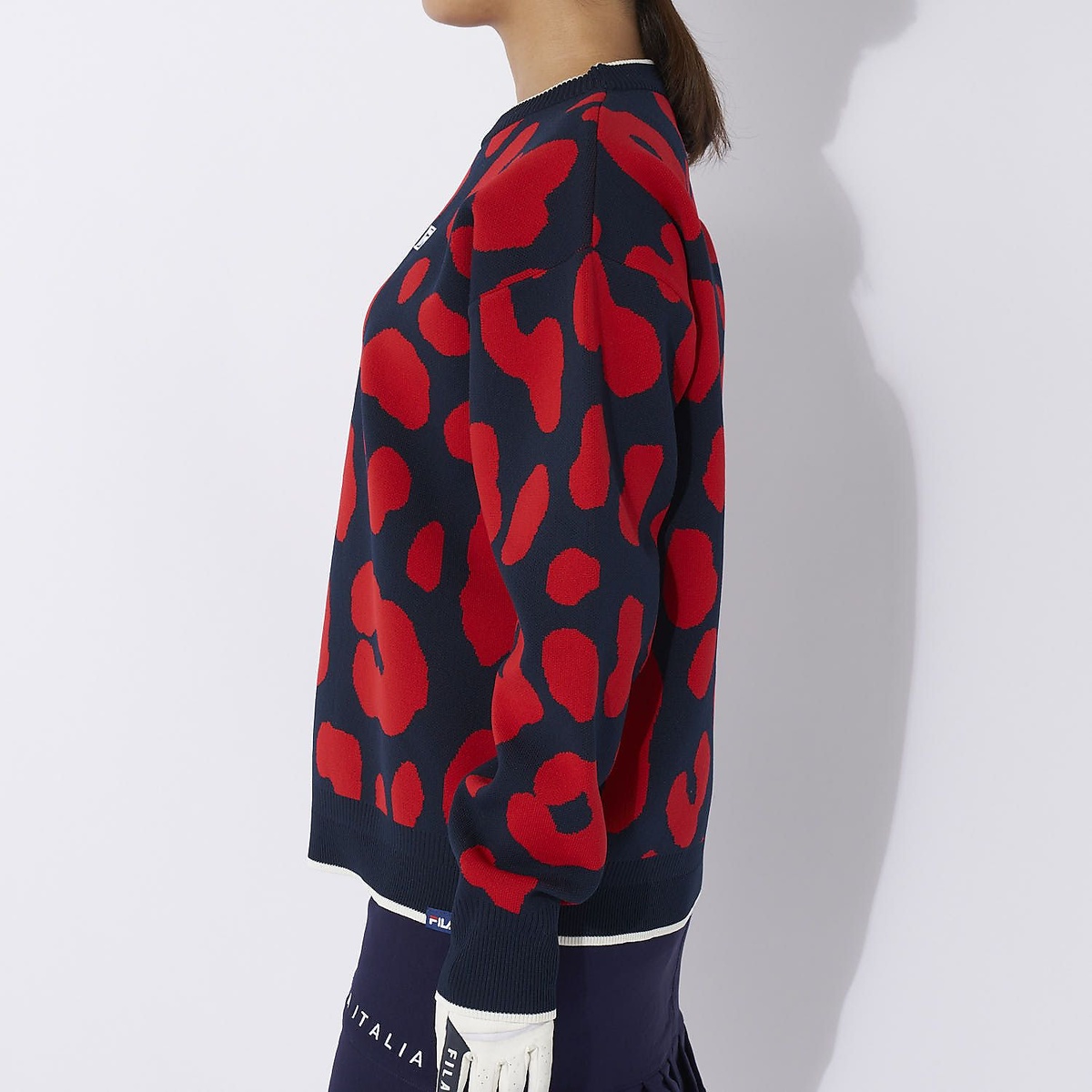 FILA GOLF 柄バリエーションセーター