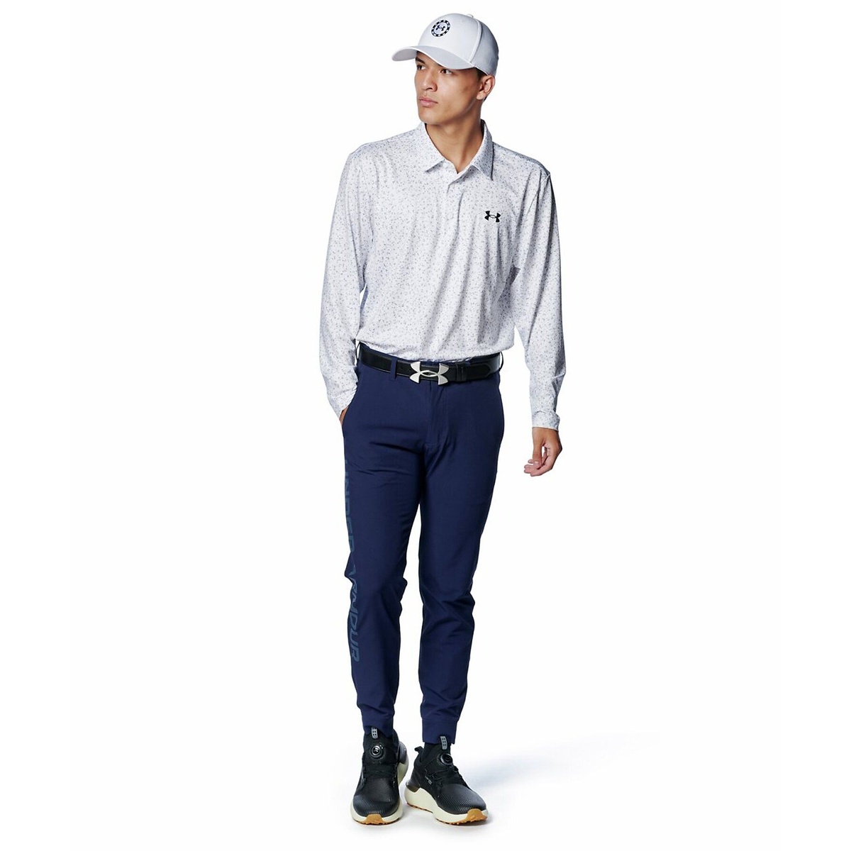 UA Playoff Printed Long Sleeve Polo