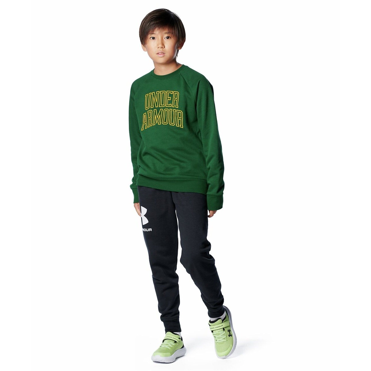 UA RIVAL FLEECE COLLEGE CREW