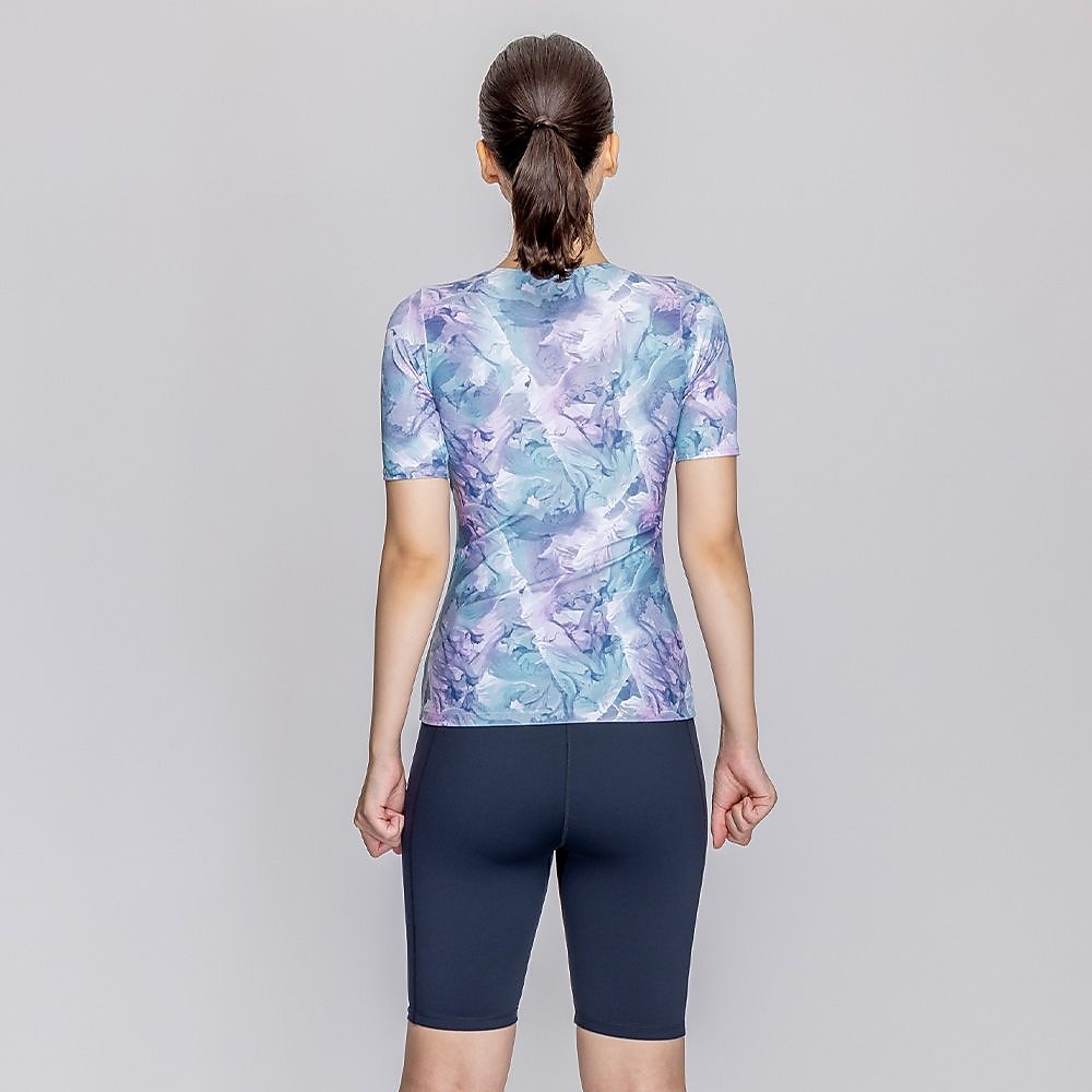 ナイキ SP25 総柄ジップ付き半袖セパレーツ