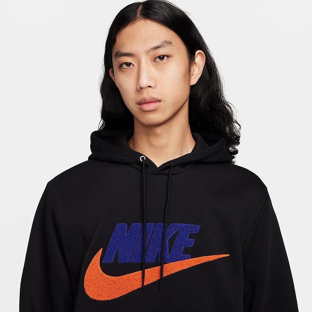 ナイキ クラブ BB CHNL FTRA プルオーバー L/S フーディ