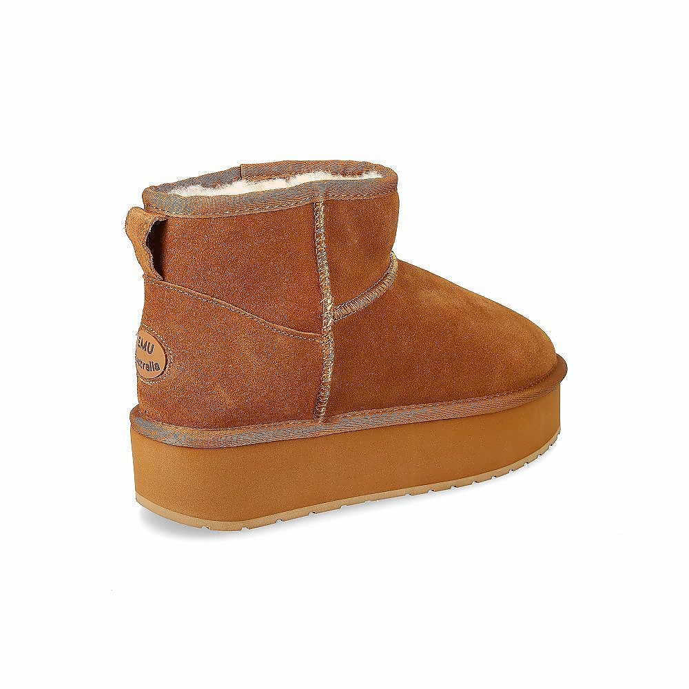 プラットフォームマイクロウールブーツ