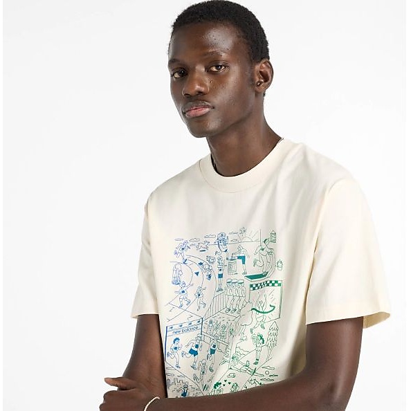 Athletics ランミューラルショートスリーブTシャツ