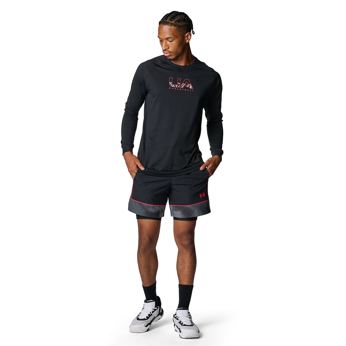UA HEATGEAR PAD SHORTS