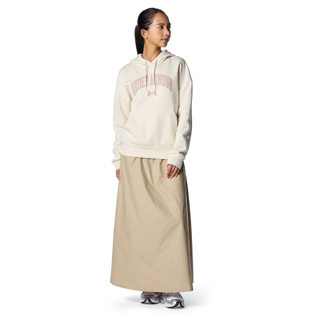 UA RIVAL FLEECE GRAPHIC PULLOVER HOODIE