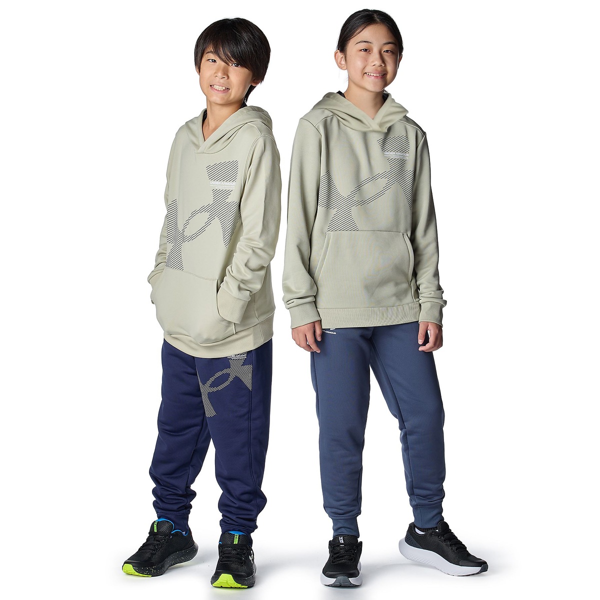 UA TECH TERRY SUPER BIG LOGO HOODIE