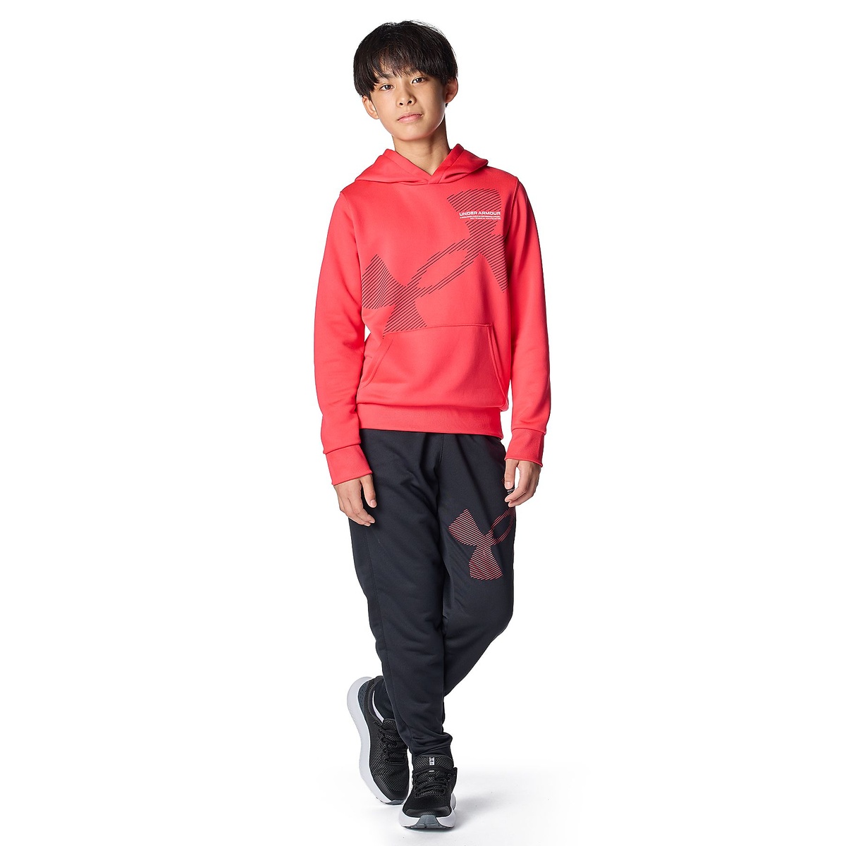 UA TECH TERRY SUPER BIG LOGO HOODIE