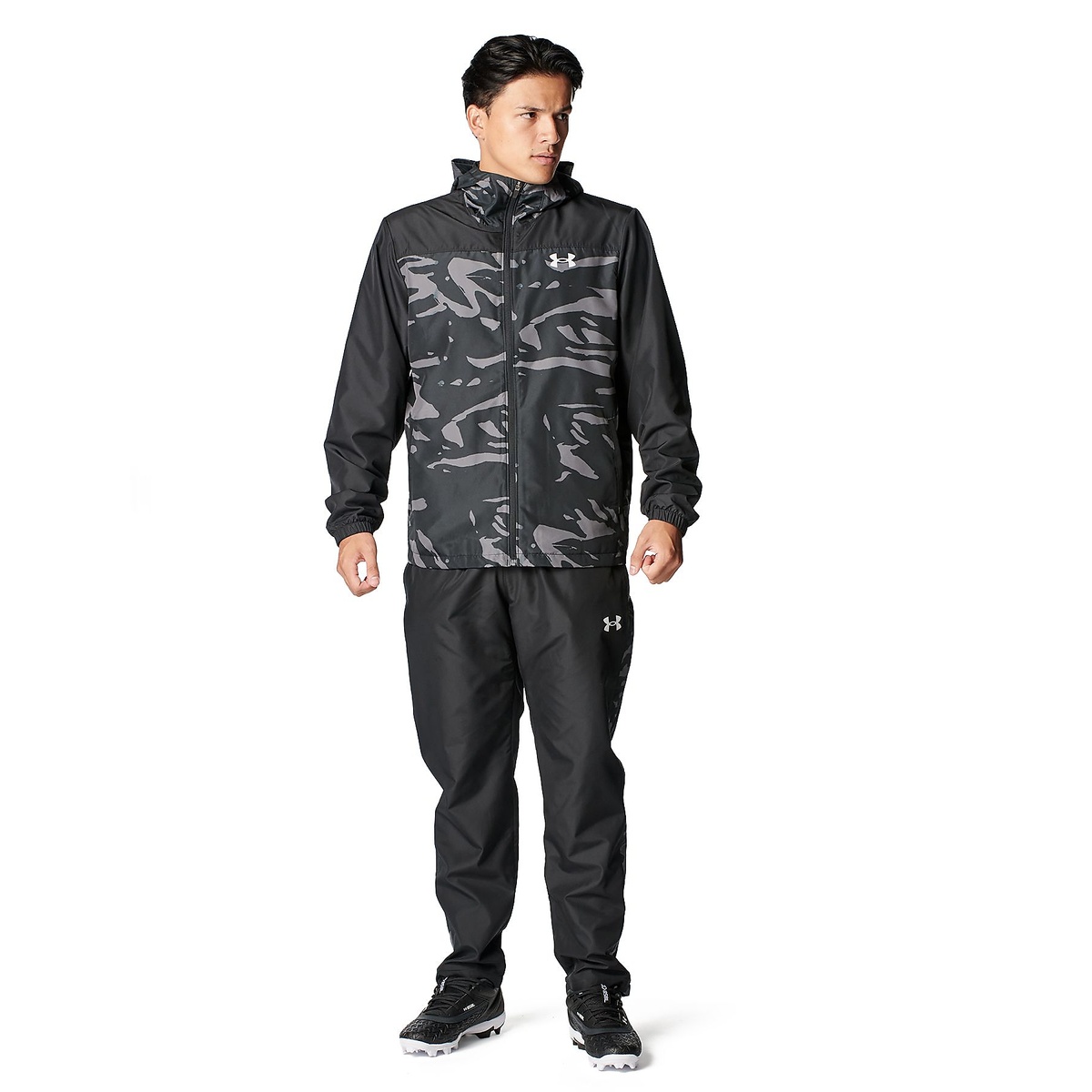 UA TRICOT WOVEN FZ HD JACKET