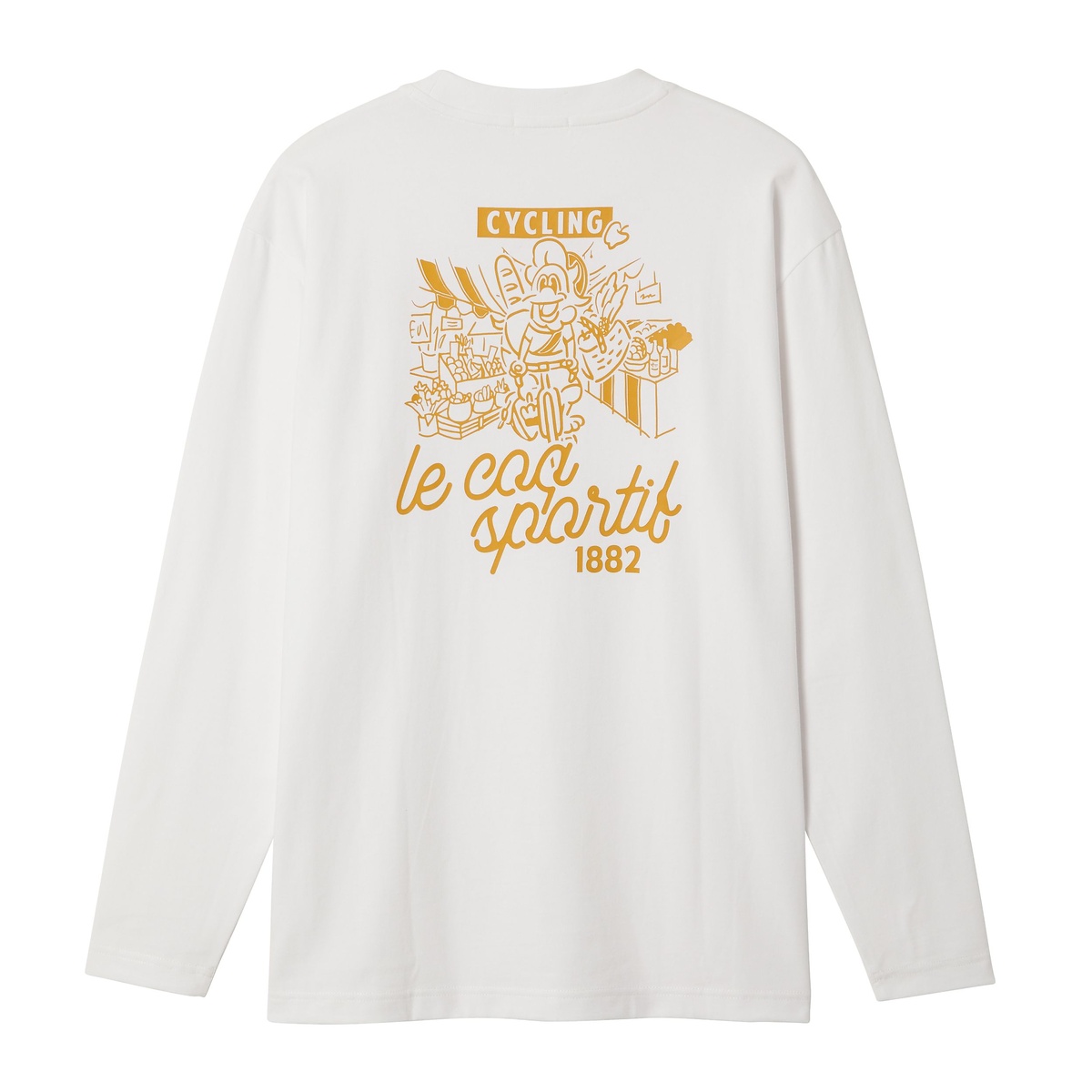 グラフィック長袖Tシャツ