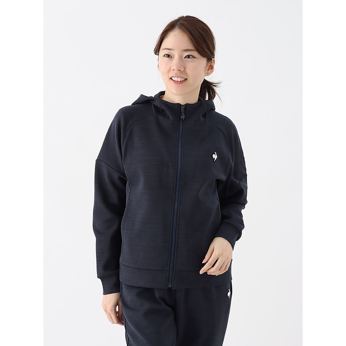 アクティブスウェット フード付きフルジップ