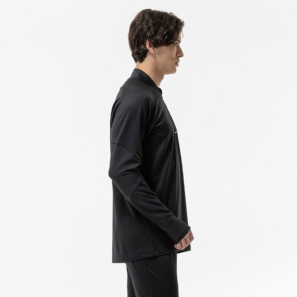 ストレッチフリースシャツ ハーフジップ