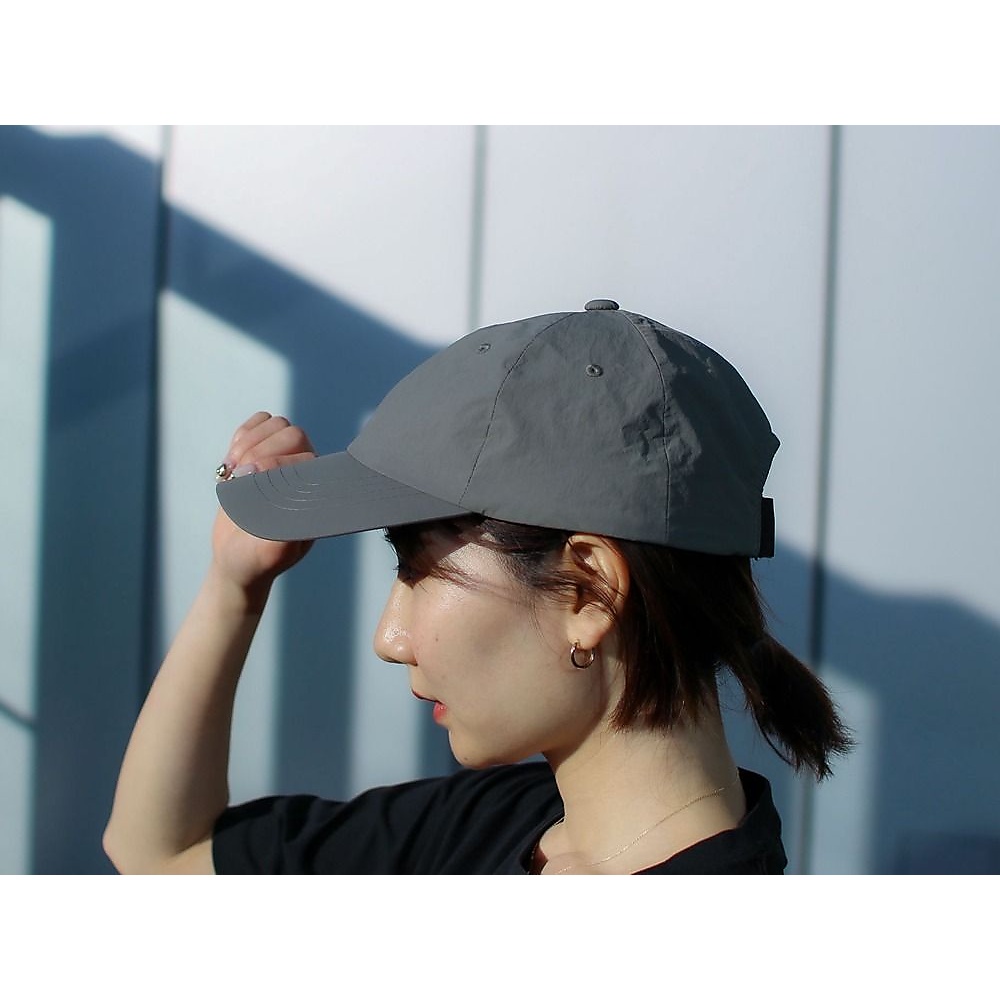Nylon Tussah Cap 2 GREY