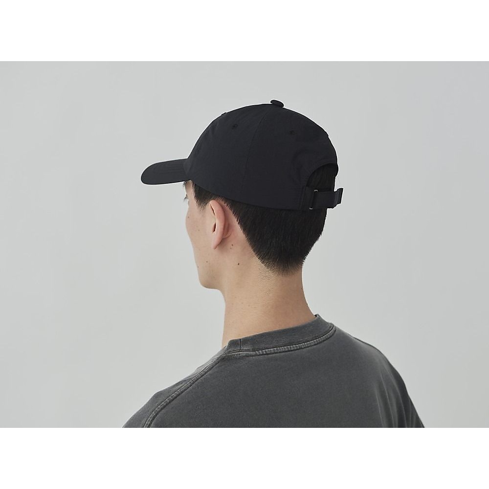 Nylon Tussah Cap 2 BLACK