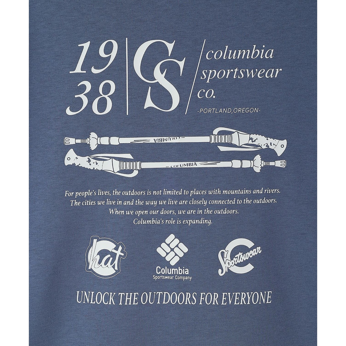 スタックブルックグラフィックロングスリーブTシャツ