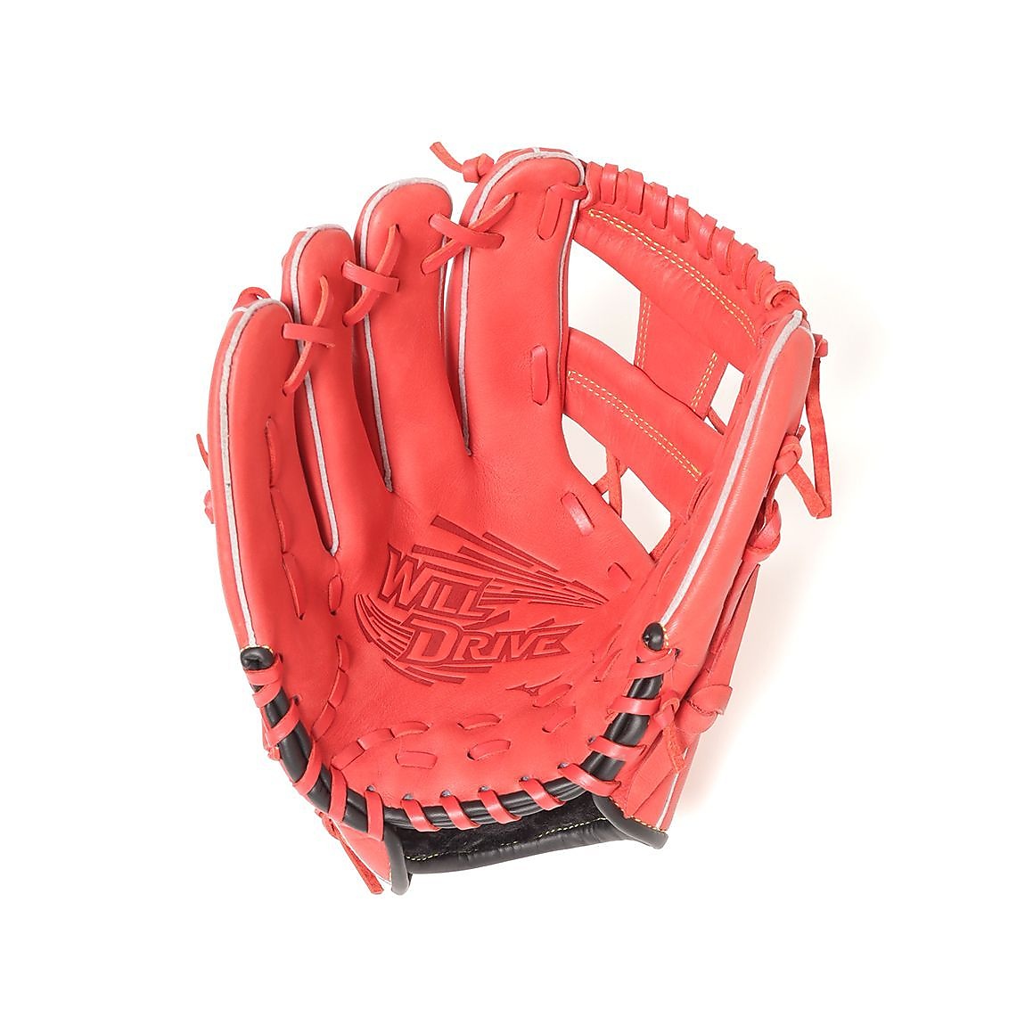 ジュニア軟式用ウィルドライブレッド(WILL DRIVE RED) 限定カラーオールラウンド用:サイズM