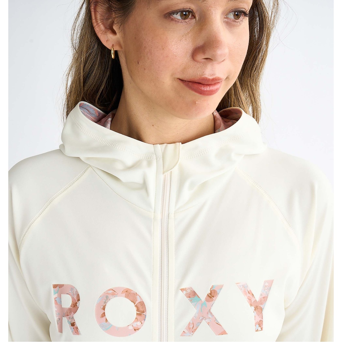 ARTSY FLORAL LOGO PARKA