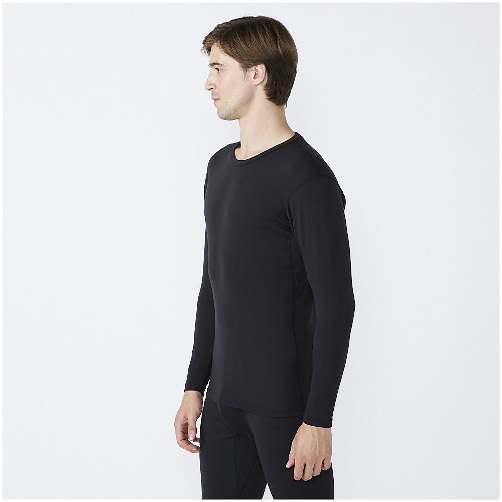 プレミアホットインナー　ブレスサーモ　中厚 for Active クルー長袖M