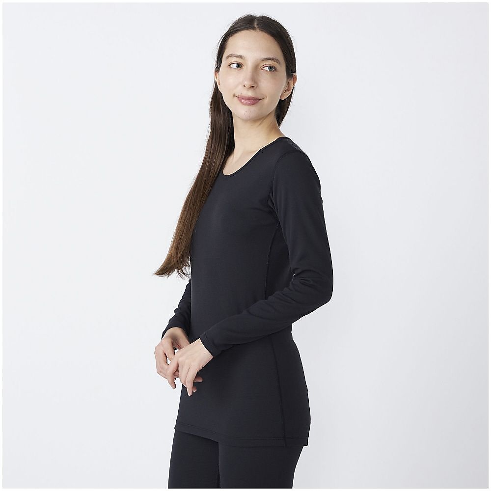 プレミアホットインナー　ブレスサーモ　中厚 for Daily クルー長袖W