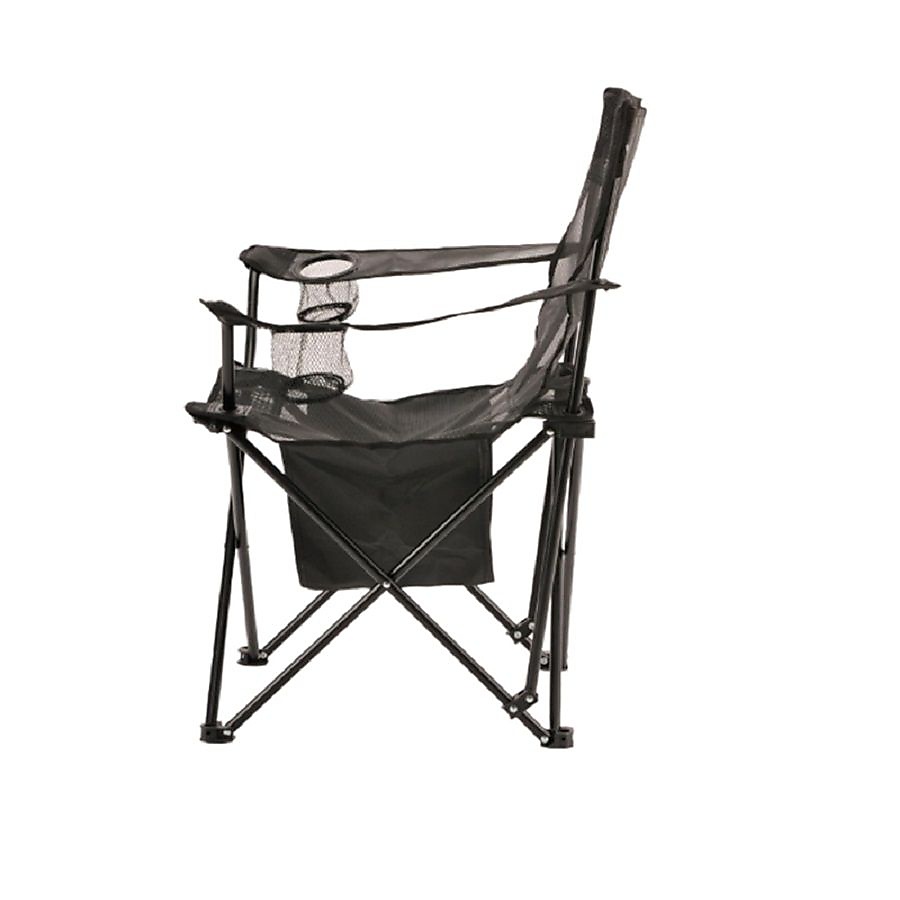 クールメッシュ リラックスラウンジチェア(ブラック)