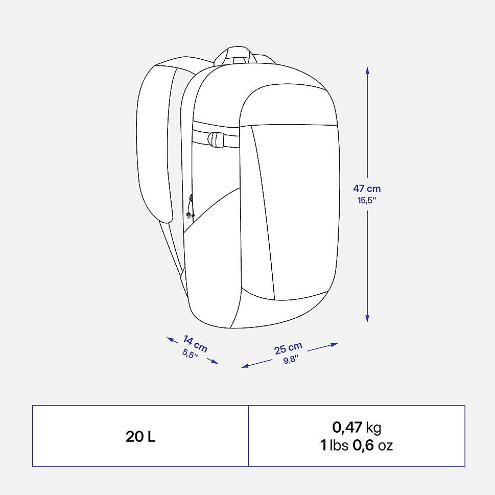 ハイキングバックパック20LBLK
