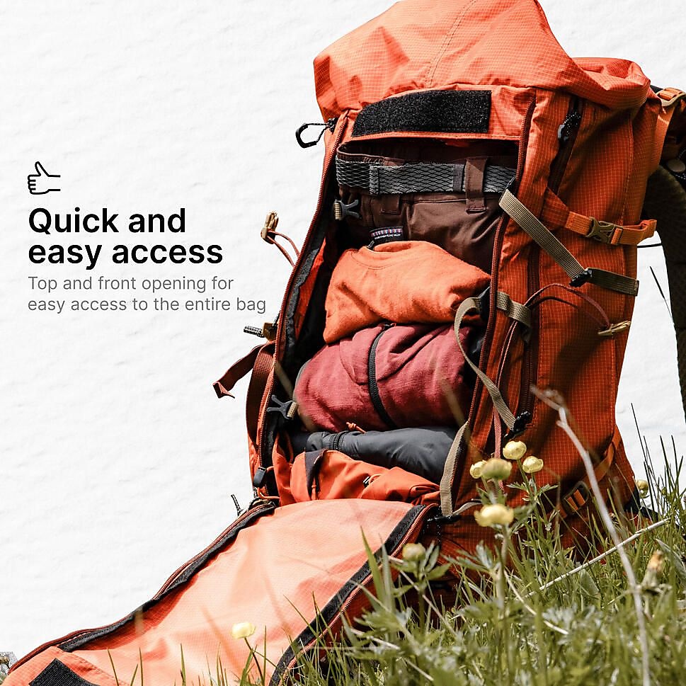 ハイキングメンズバックパック60－70LORG