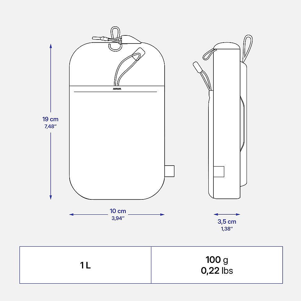ハイキング防水ポーチ