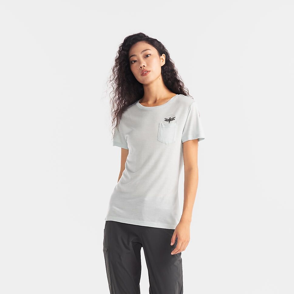 WOMENSトレッキング ウールTシャツP