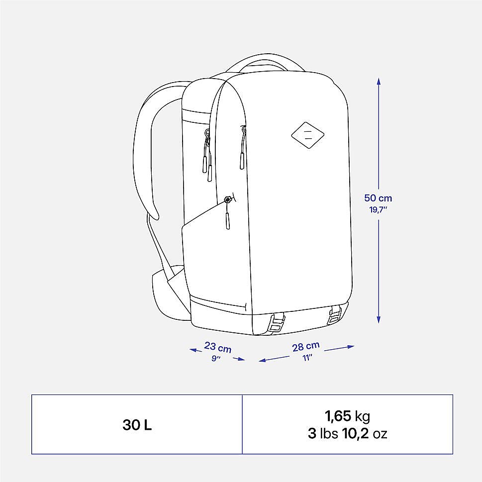 ハイキングカメラバックパック30LBLK