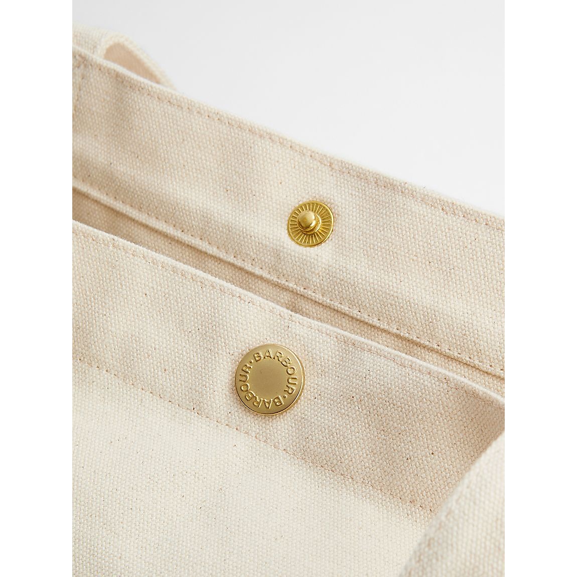 barbour logo tote bag