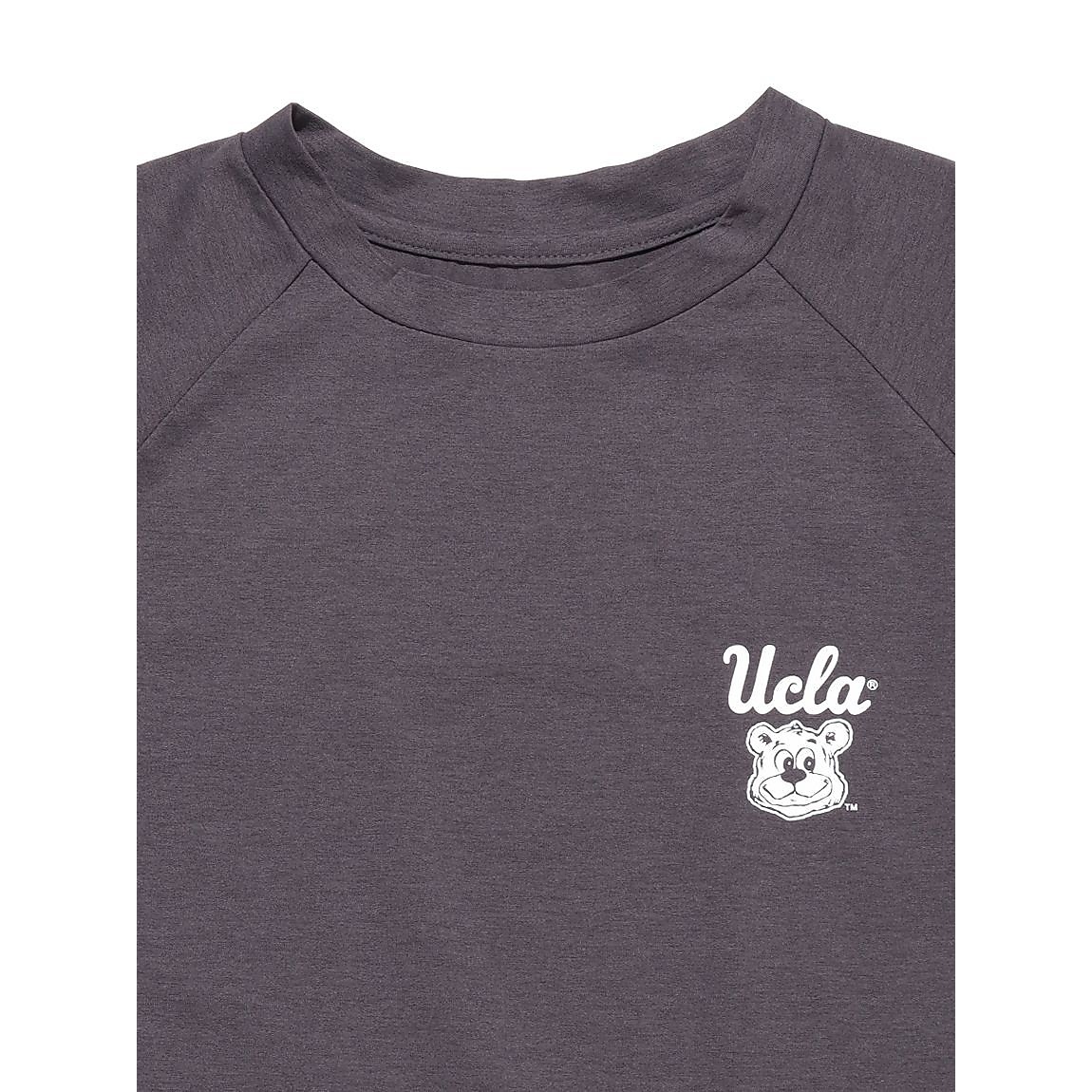 UCLAドライTシャツチャコール