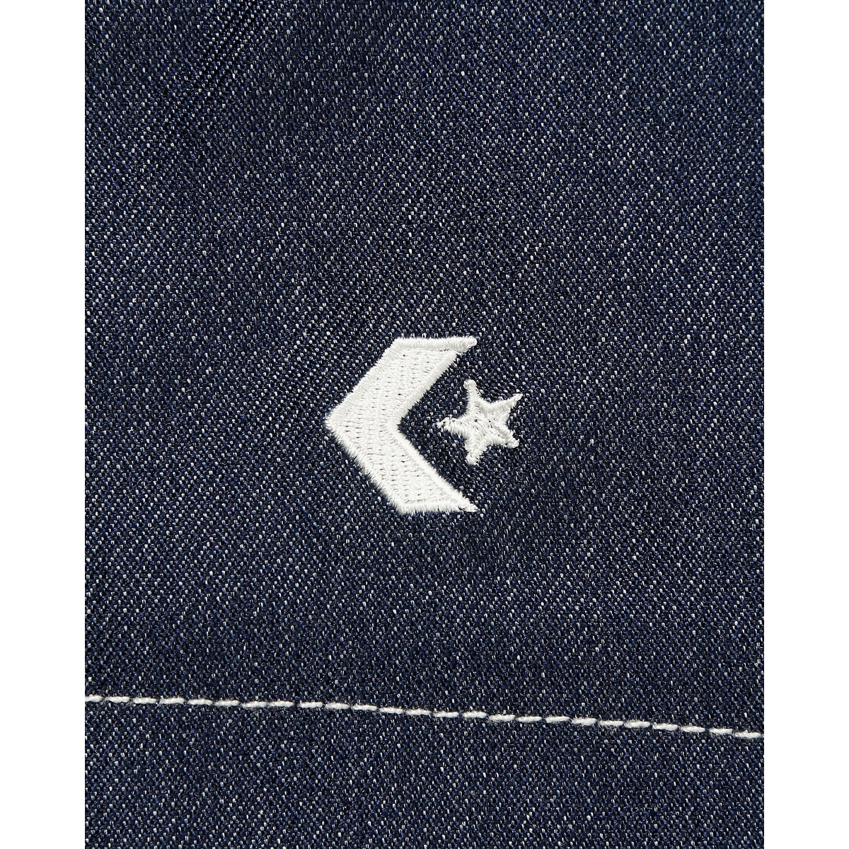 SYNTHETIC DENIM HOODED JACKET LADIES