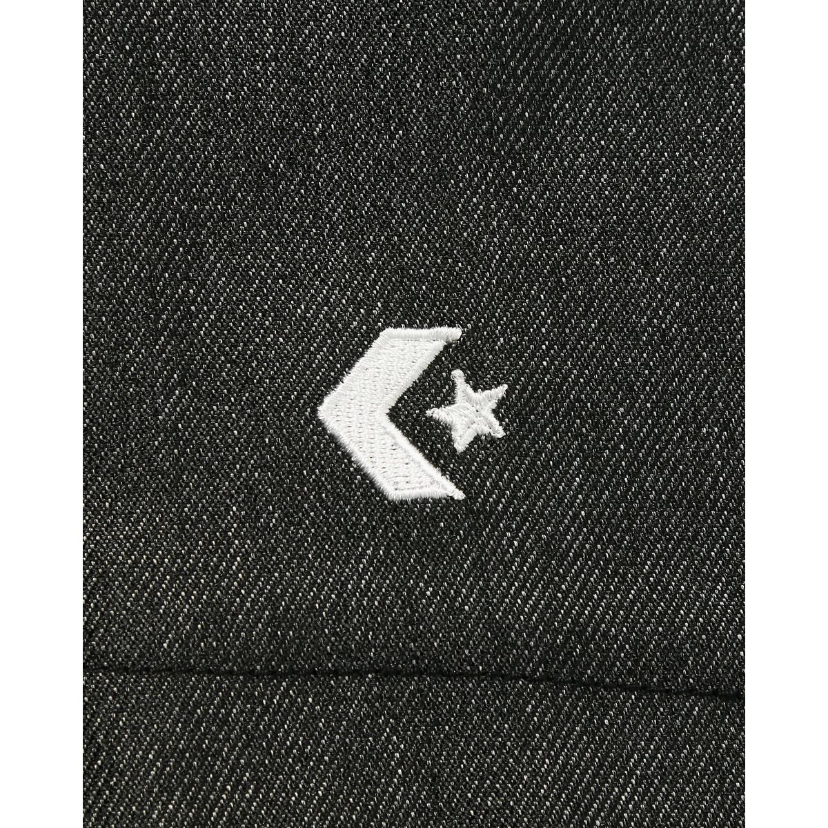 SYNTHETIC DENIM HOODED JACKET LADIES